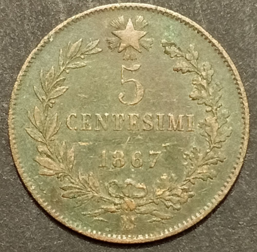 Centesimi lire valore 1867 - centesimi,