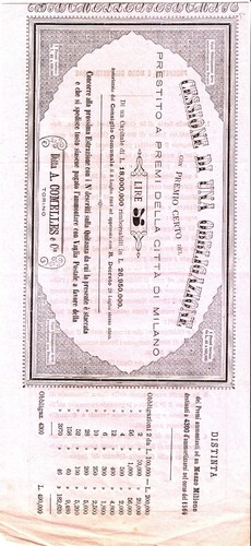 Prestito premi citta - a, di