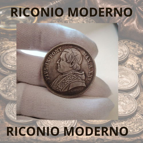 Stato pontificio lire 1870 - stato, 5