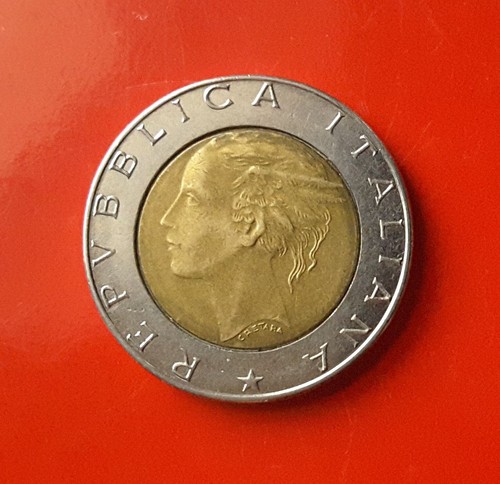 500 lire 1989 - variante, del