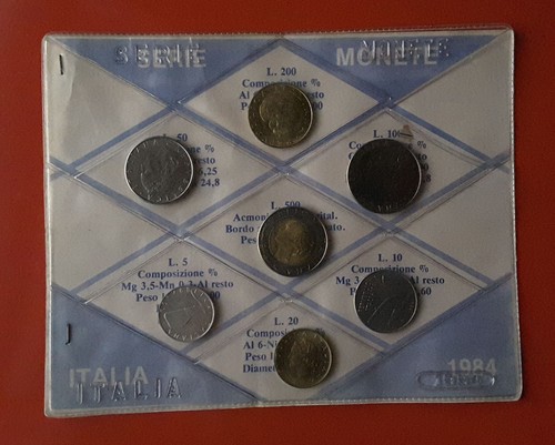 Serie valori 1984 5 - serie, lire
