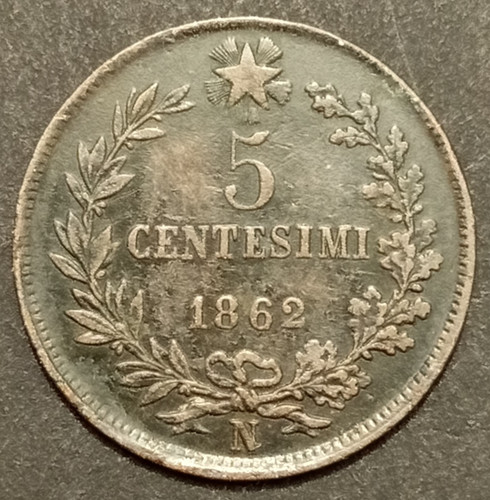 Centesimi lire valore 1862 - lire,
