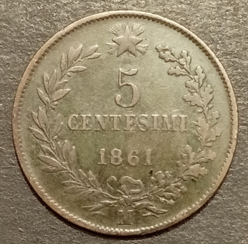 Centesimi lire valore 1861 - centesimi,