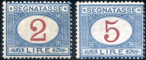 1903 italia regno segnatasse - italia,