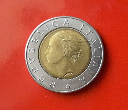 500 lire 1991 variante firma - 500,