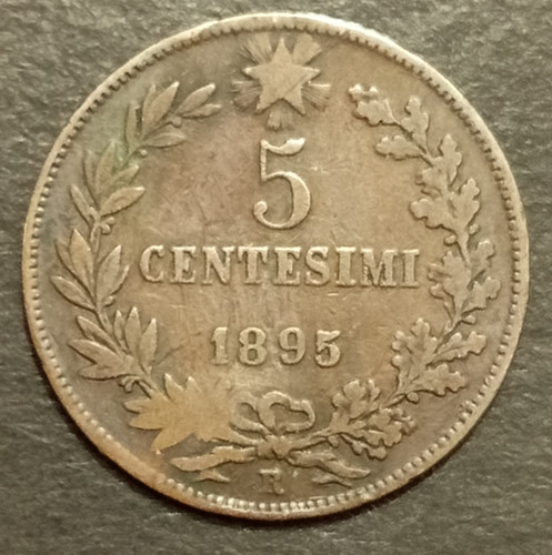 Centesimi lire valore 1895 - centesimi,