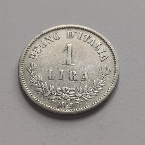 Silver coin moneta lira - moneta, 1