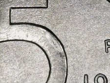 5 LIRE 1987 ERRORE - MANCANZA