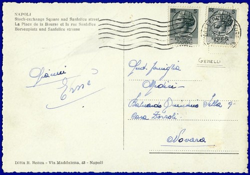 Napoli cartolina con - napoli,
